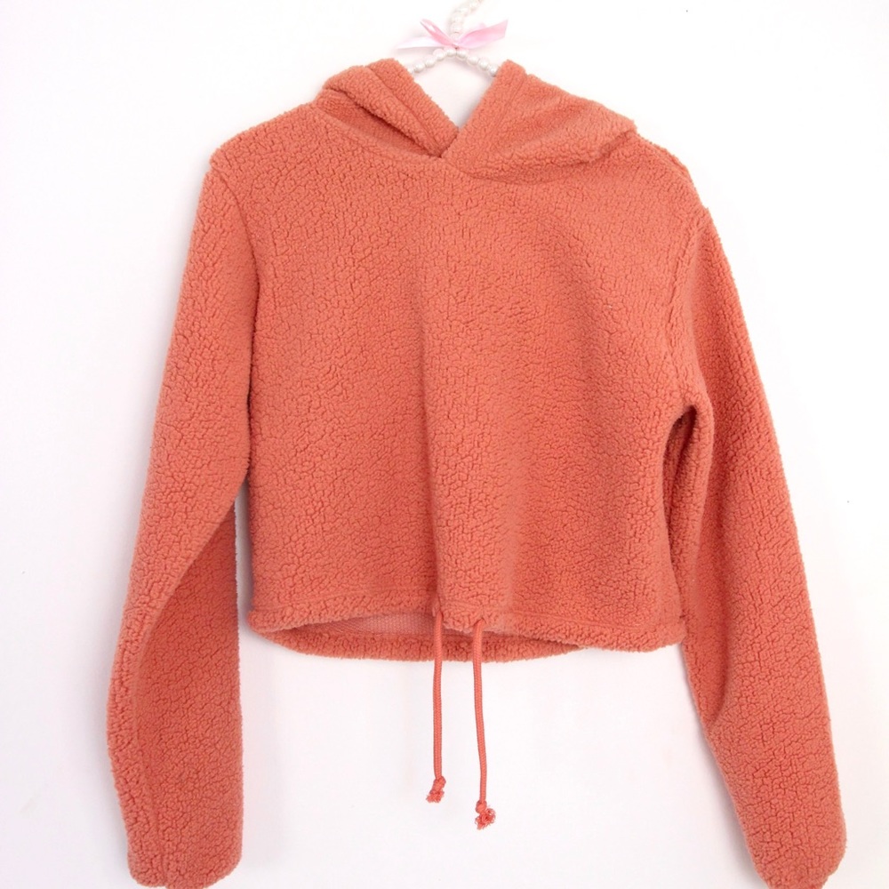 Orange Teddy Bear Hoodie
